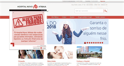 Desktop Screenshot of hospitalnovo.com.br